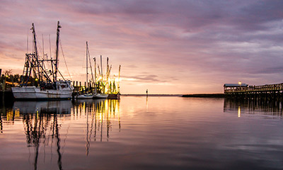 Beautiful Shem Creek in Mount Pleasant, SC